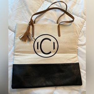 Mudpie Monogram C Tote